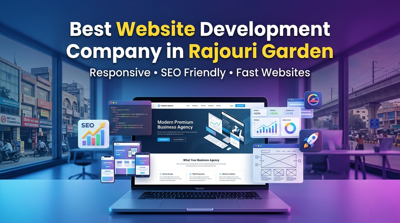 Best Website Development Company in Rajouri Garden: Complete Guide for Businesses (2026) In today's digital world, your website is often the first impression customers have about your business. Whether you run a local shop, startup, coaching institute, restaurant, or growing company, having a professional website is no longer optional. If you are searching for the Best Website Development Company in Rajouri Garden, you're likely looking for a team that can create a modern, fast, and business-focused website. But with so many agencies and freelancers available, how do you choose the right one? This guide will help you understand what to look for before hiring a website development company and why choosing the right partner can directly impact your business growth. Why Every Business Needs a Website in 2026 People search online before making decisions. Whether someone wants: Restaurant information Service providers Coaching institutes Real estate details Local businesses Online stores They usually search on Google first. Without a website, businesses lose visibility and trust. A professional website helps: ✔ Build credibility ✔ Generate leads ✔ Improve online presence ✔ Increase sales ✔ Reach more customers What Makes the Best Website Development Company in Rajouri Garden? Not every web development agency delivers the same quality. Before hiring a company, look for these important factors. Custom Website Design Avoid generic templates. A good website should match your: Brand identity Business goals Target audience Custom websites create stronger impressions. Mobile-Friendly Design Most users browse through smartphones. Your website should work perfectly on: Mobile devices Tablets Laptops Desktop systems Google also prefers mobile-friendly websites. Fast Loading Speed Visitors leave slow websites quickly. A website development company should optimize: Images Code structure Hosting performance Loading speed Fast websites improve both user experience and SEO. SEO-Friendly Development A beautiful website without traffic is useless. The Best Website Development Company in Rajouri Garden should build SEO-friendly websites with: Proper heading structure Clean URLs Meta optimization Fast performance Mobile responsiveness SEO helps businesses appear in Google search results. Types of Website Development Services Businesses Need Different businesses require different websites. Common website types include: Business Websites Perfect for: Local businesses Agencies Service providers E-commerce Websites Ideal for: Online stores Product sellers Brands Features often include: Payment integration Product management Order tracking Coaching & Education Websites Useful for: Coaching centers Teachers Institutes Includes: Course pages Student dashboards Online learning systems Portfolio Websites Great for: Designers Photographers Freelancers Landing Pages Designed to generate: Leads Sales Signups Questions to Ask Before Hiring a Website Development Company Before finalizing any agency, ask: Can I see previous projects? Portfolio shows experience. Will the website be mobile-friendly? Never ignore this. Is SEO included? Websites should be optimized from day one. Can I update content myself? Easy content management saves future costs. What support is available after launch? Ongoing support matters. Benefits of Hiring a Local Website Development Company in Rajouri Garden Working with local companies offers several advantages. Better Communication Local teams are easier to contact. Faster Support Issues can be solved quickly. Understanding Local Businesses A Rajouri Garden agency may better understand local markets and customer behavior. Personalized Services Local businesses often provide customized support. Common Mistakes Businesses Make Many businesses choose based only on low prices. This creates problems later. Avoid: ❌ Extremely cheap packages ❌ Poor quality templates ❌ Slow websites ❌ Ignoring SEO ❌ No support services Cheap websites often cost more later through redesigns and fixes. Looking for Website Development Services? If you need a professional, responsive, and SEO-friendly website, choosing an experienced development partner matters. Services may include: ✔ Business websites ✔ E-commerce websites ✔ Landing pages ✔ Coaching websites ✔ Custom web applications ✔ SEO optimization Businesses today need websites that do more than just look good. They need websites that generate results. 👉 Get Website Development Service: https://wa.link/kuw85i Message: "I want Website Development Service" Frequently Asked Questions Which is the Best Website Development Company in Rajouri Garden? The best company depends on your business needs, budget, and project requirements. How much does website development cost? Pricing varies depending on features, design complexity, and functionality. How long does website development take? Simple websites may take a few days, while complex projects can take several weeks. Is SEO included in website development? Some agencies include SEO basics while others offer separate SEO services. Can small businesses benefit from websites? Yes. Even small businesses can generate leads and improve credibility through websites. Final ThoFinding the Best Website Development Company in Rajouri Garden